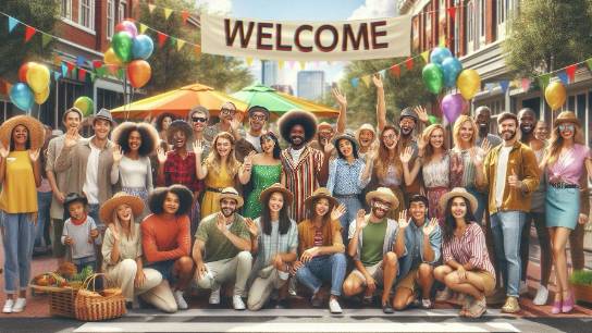 diverse friendly welcoming people in Raleigh NC